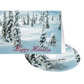 Snowy Woods Holiday Greeting Card with Matching CD